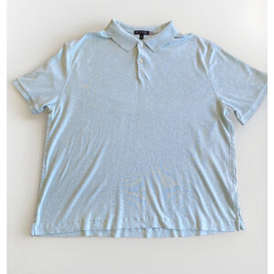 Banana‎ Republic Luxury Touch Performance 100% Cotton Polo Light Blue Men’s XXL